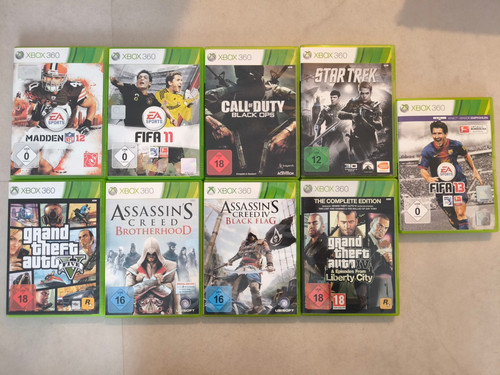Xbox 360 spiele sammlung - spiele, 9x